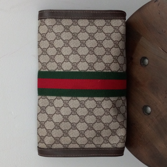 Authentic Vintage Gucci GG Monogram Supreme Sherry Web Ophidia Clutch Crossbody - Picture 4 of 10